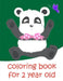 Coloring Book For 2 Year Old: Baby Funny Animals and Pets Coloring Pages for boys, girls, Children by J. K. Mimo