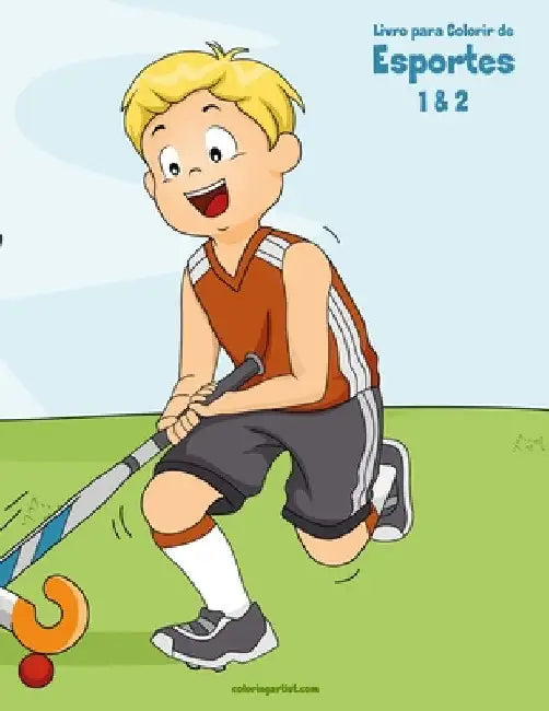 Livro para Colorir de Esportes 1 & 2 by Snels, Nick