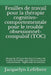 Feuilles de travail pour la thérapie cognitivo-comportementale pour le trouble obsessionnel-compulsif (TOC): Manuel de CBT pour faire face à l'humeur by Lefebvre, Jacquelyn