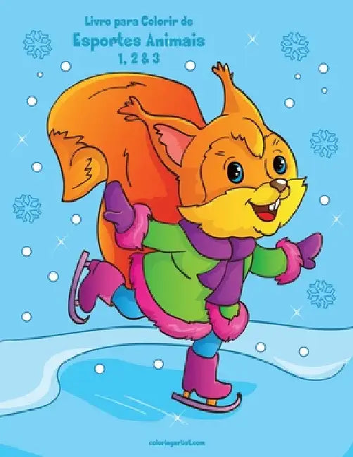 Livro para Colorir de Esportes Animais 1, 2 & 3 by Snels, Nick