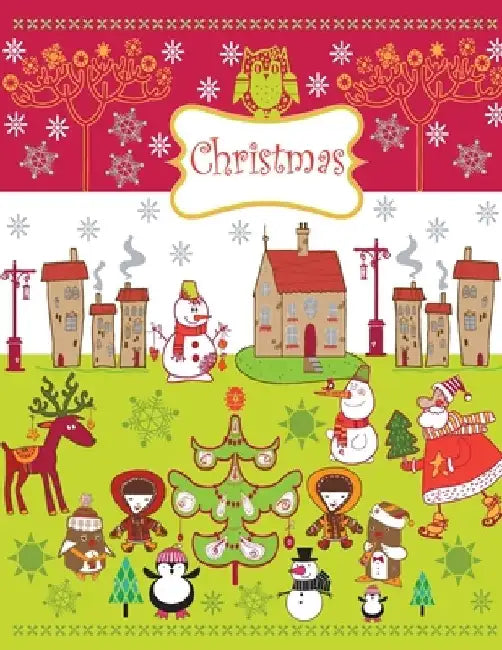 Christmas: A Beautiful Coloring Book With Christmas Design For Kids by Aa Creative Press