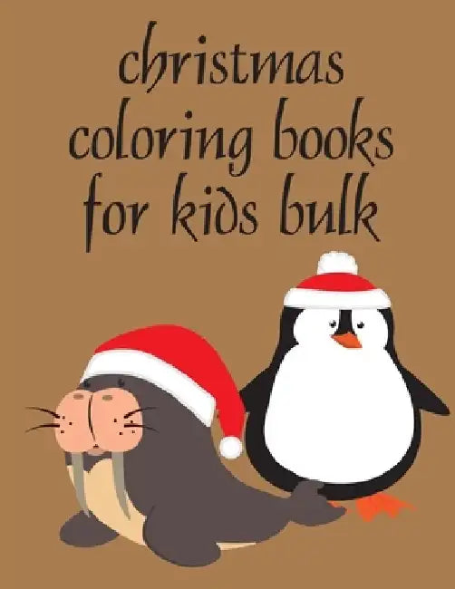 Christmas Coloring Books For Kids Bulk: Super Cute Kawaii Animals Coloring Pages by J. K. Mimo