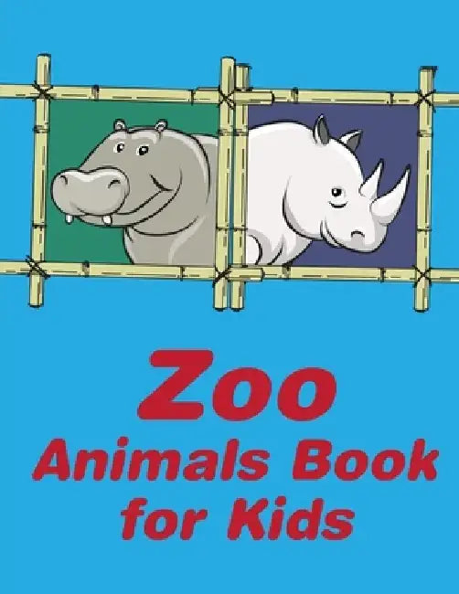 Zoo Animals Book For Kids: A Coloring Pages with Funny and Adorable Animals Cartoon for Kids, Children, Boys, Girls by J. K. Mimo