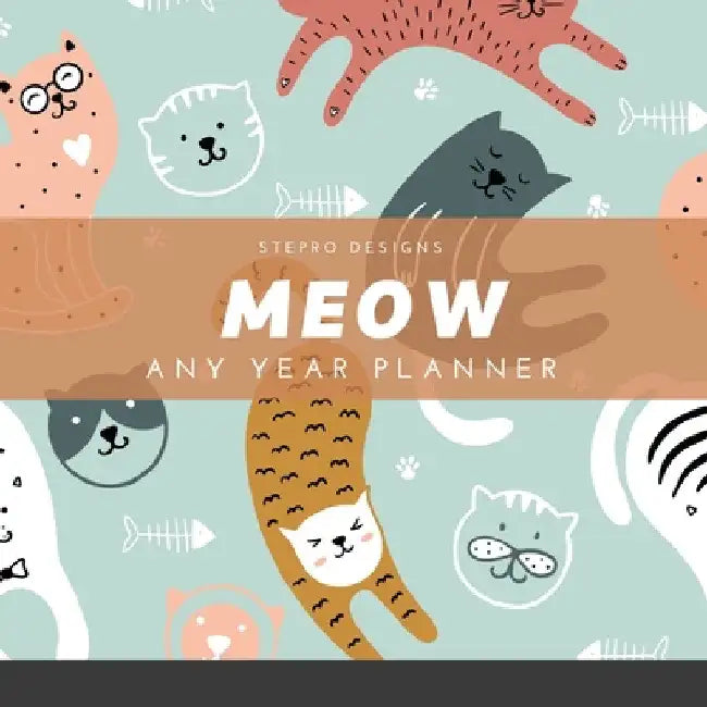 Meow Any Year Planner by Stepro Designs