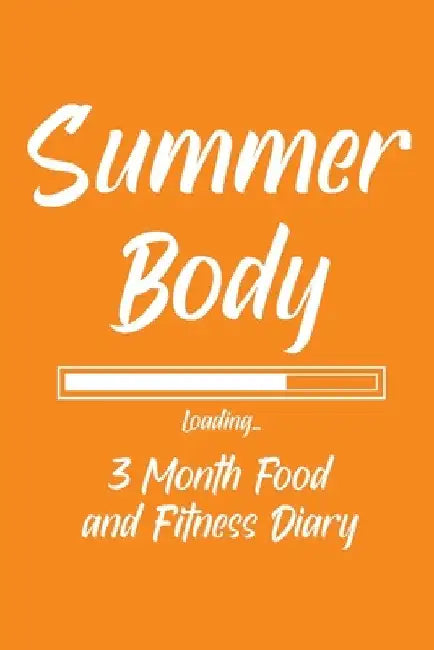 Summer Body Loading 3 Month Food and Fitness Diary by Paperland Online Store