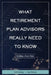 What Retirement Plan Advisors Really Need to Know by Todd Kading, Neal Weaver