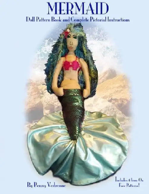 Mermaid Doll Pattern and Instructions by Penny Vedrenne