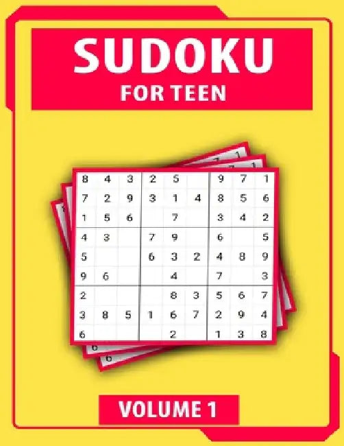 Sudoku For Teen Volume 1: Easy To Hard Sudoku Challenging And Fun Puzzle by My Sweet Books