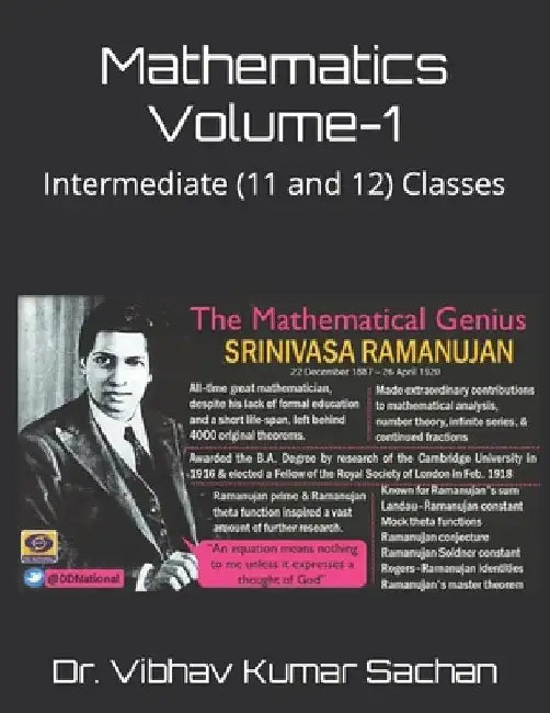 Mathematics Volume-1: Intermediate (11 and 12) Classes by Vibhav Kumar Sachan