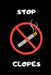 Stop clopes: Carnet pour évaluer sa consommation de cigarettes - et arrêter de fumer! - 100 pages by Carnet Sante