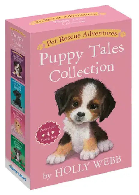 Pet Rescue Adventures Puppy Tales Collection: Paw-Fect 4 Book Set: The Unwanted Puppy; The Sad Puppy; The Homesick Puppy; Jessie the Lonely Puppy by Holly Webb
