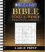 Brain Games Large Print Bible Find a Word by Ltd Publications International