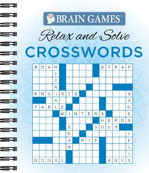 Brain Games Relax N Solve Crosswords by Ltd Publications International