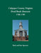 Culpeper County, Virginia Deed Book Abstracts 1788-1789 by Ruth Sparacio