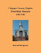 Culpeper County, Virginia Deed Book Abstracts 1781-1783 by Ruth Sparacio
