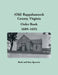 (Old) Rappahannock County, Virginia Order Book, 1689-1692 by Ruth Sparacio