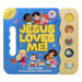 Jesus Loves Me: Song Book Wood Module with Handle by Ginger Swift