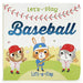 Let's Play Baseball: Chunky Lift-A-Flap Board Book by Ginger Swift