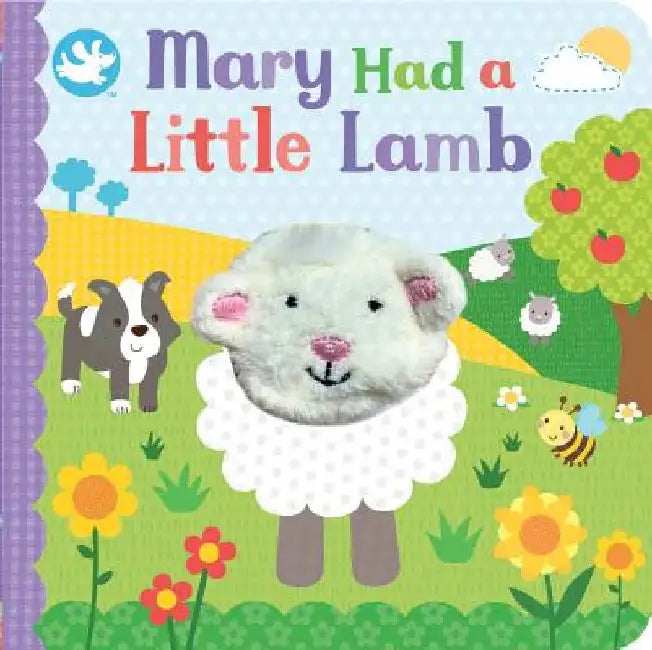 Mary Had a Little Lamb Finger Puppet Book by Cottage Door Press