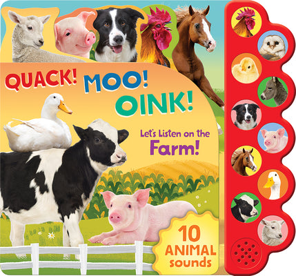 Quack! Moo! Oink! Let's Listen on the Farm! by Parragon Books