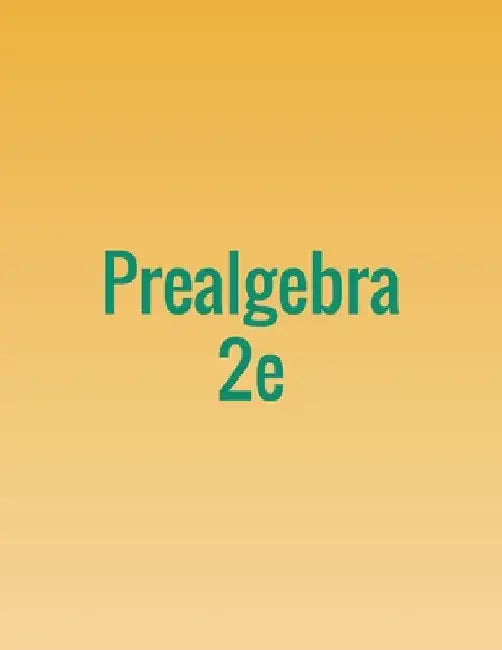 Prealgebra 2e by Lynn Marecek