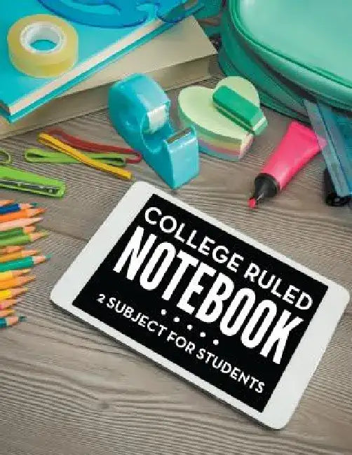 College Ruled Notebook - 2 Subject For Students by Speedy Publishing LLC