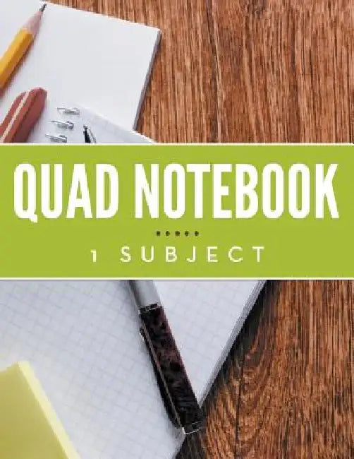 Quad Notebook - 1 Subject by Speedy Publishing LLC