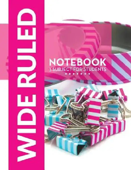 Wide Ruled Notebook - 3 Subject For Students by Speedy Publishing LLC