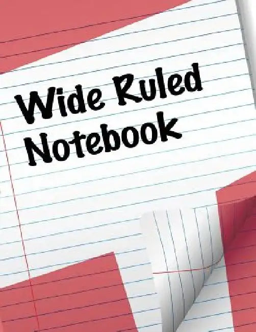 Wide Ruled Notebook by Speedy Publishing LLC