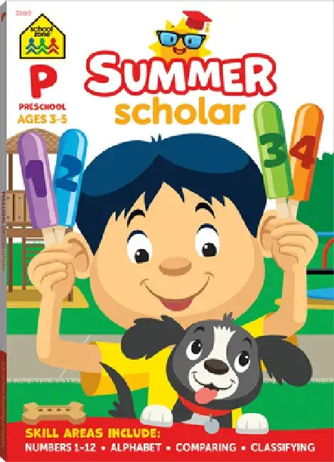 School Zone Preschool Summer Scholar Workbook by School Zone