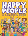 Happy People (a Coloring Book) by Jupiter Kids