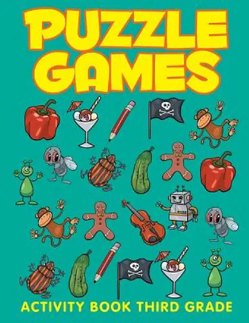 Puzzle Games: Activity Book Third Grade by Jupiter Kids