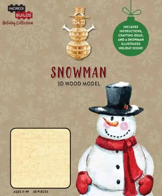 IncrediBuilds Holiday Collection: Snowman by Incredibuilds