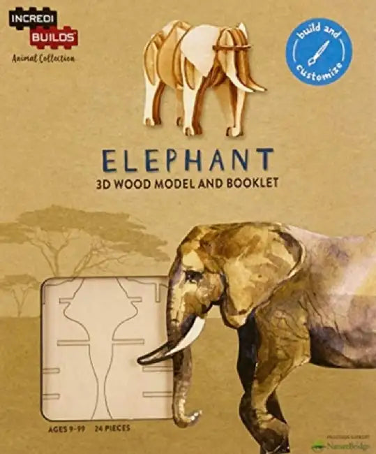 IncrediBuilds Animal Collection: Elephant by Insight Editions