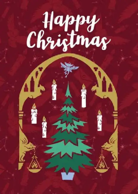 Harry Potter: Great Hall Christmas Embellished Card [Holiday] by Insight Editions
