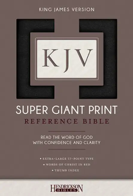 KJV Super Giant Print Bible by Hendrickson Bibles