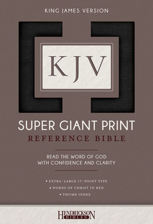 KJV Super Giant Print Bible by Hendrickson Bibles
