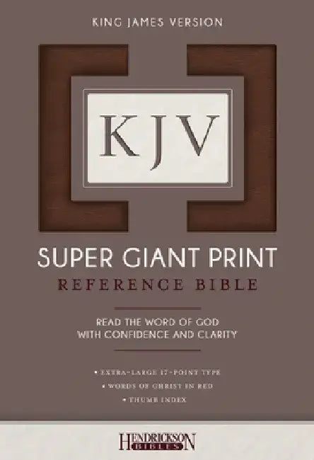 KJV Super Giant Print Bible by Hendrickson Publishers