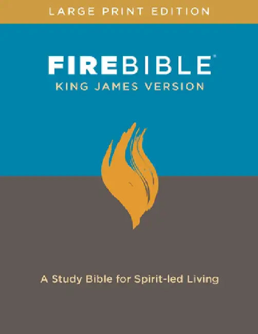 Fire Bible, King James Version, Large PR: A Study Bible for Spirit-Led Living by Donald Stamps