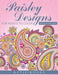 Paisley Designs for Adults to Color - Design Coloring Book by Activibooks