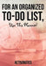 For an Organized to-do List, use This Planner! by Activinotes