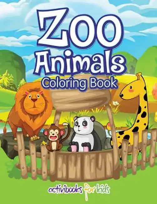 Zoo Animals Coloring Book by Activibooks For Kids
