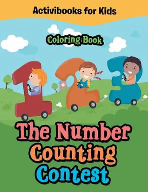 The Number Counting Contest Coloring Book by Activibooks For Kids