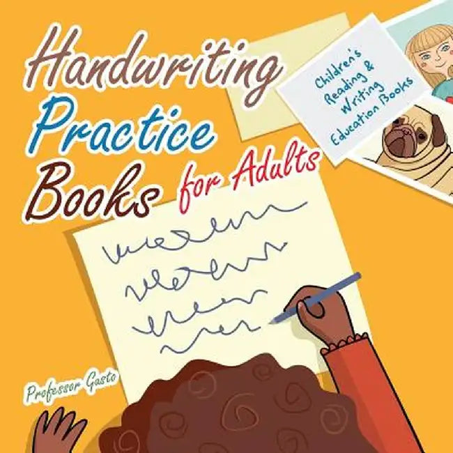 Handwriting Practice Books for Adults: Children's Reading & Writing Education Books by Professor Gusto