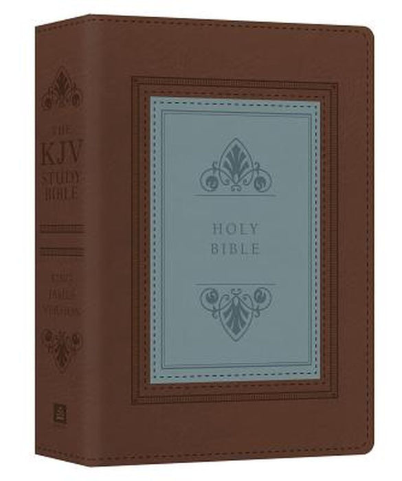 The KJV Study Bible - Large Print - Indexed [teal Inlay] by Christopher D. Hudson