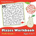 Mazes Workbook PreK-Grade 1 - Ages 4 to 7 by Prodigy