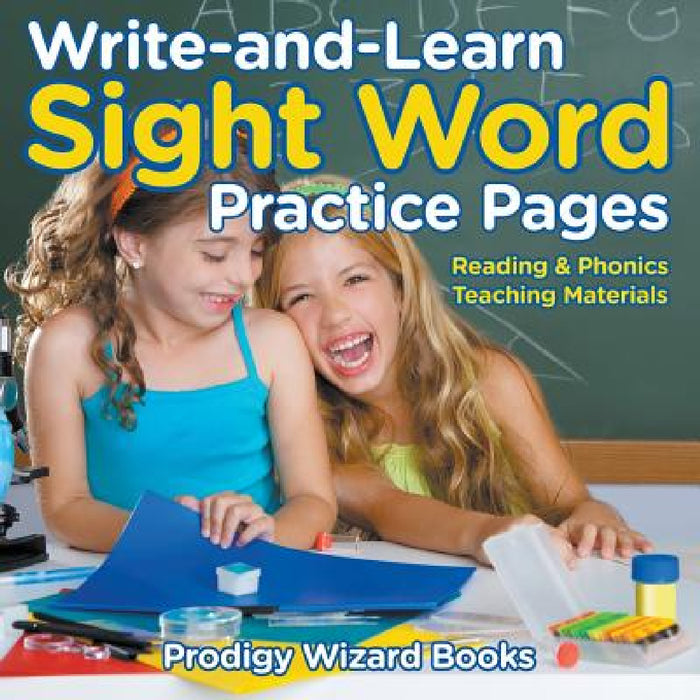 Write-and-Learn Sight Word Practice Pages Reading & Phonics Teaching Materials by Prodigy Wizard Books