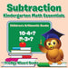 Subtraction Kindergarten Math Essentials Children's Arithmetic Books by Prodigy Wizard Books