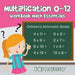 Multiplication 0-12 Workbook Math Essentials - Children's Arithmetic Books by Baby Professor