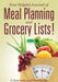 Your Helpful Journal of Meal Planning and Grocery Lists! by @. Journals and Notebooks